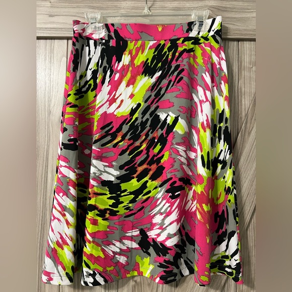 KASPER Pull-on Printed Skirt SZ PM - Picture 1 of 9